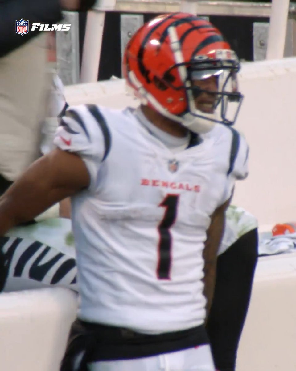 Championship weekend brings the waterworks. Just ask Ja’MarrChase 🤧 Cincinnati Bengals