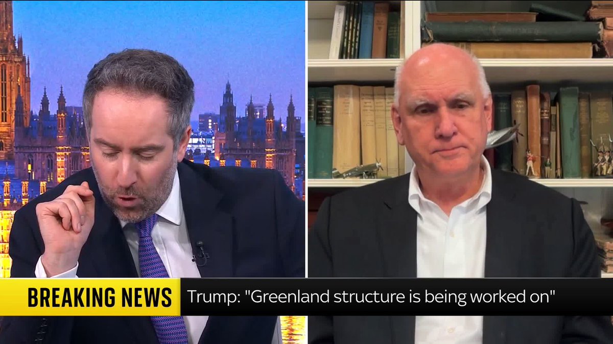"With Donald Trump, he will never take anything off the table." Former Pentagon official Jim Townsend tells Darren McCaffrey he believes there is still a deal for Greenland, but the most important aspects of it are still unknown. 📺 Sky 501