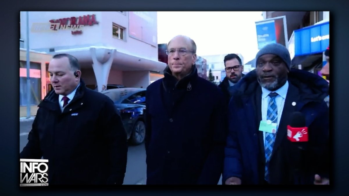 EXCLUSIVE: Larry Fink Confronted Face-to-Face At Davos For His Crimes Against Humanity! Ezra Levant 🍁🚛