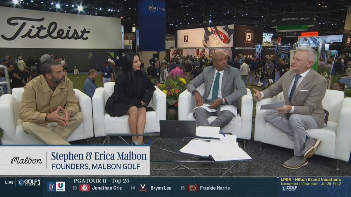 .@Malbongolf co-founders Erica and Stephen Malbon explain the company's innovative approach and how they've grown as a golf lifestyle brand. 👕 Golf Channel | PGA Golf Shows