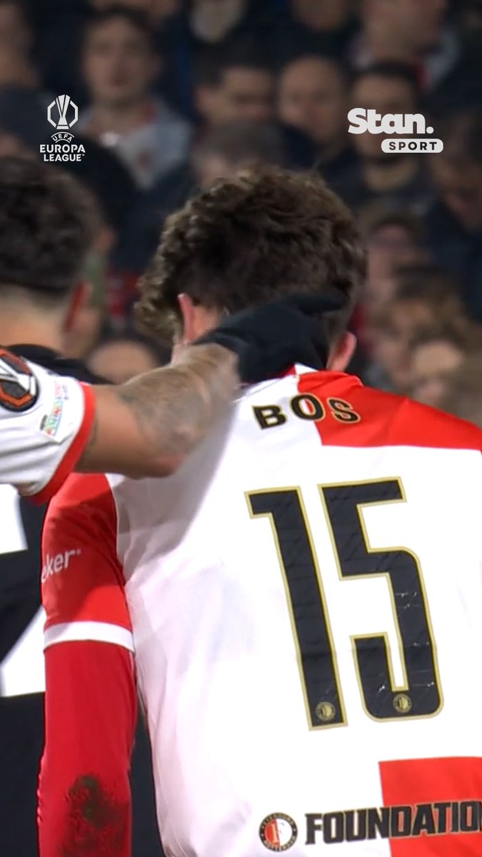 Jordan Bos has SERIOUS pace 💨 Should the Feyenoord left-back be a starter for the Socceroos at the World Cup? ↳ UEFA Europa League. Live & Exclusive on Stan Sport. #StanSportAU #UEL