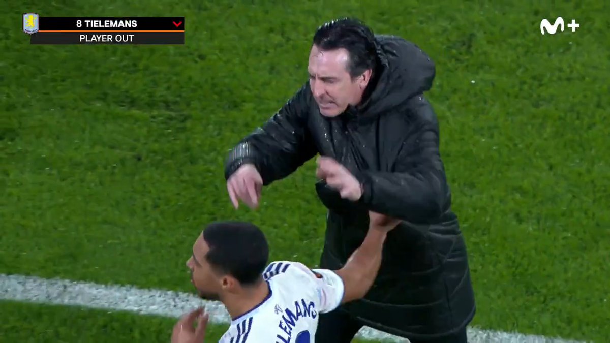😡Mosqueo entre Emery y Tielemans