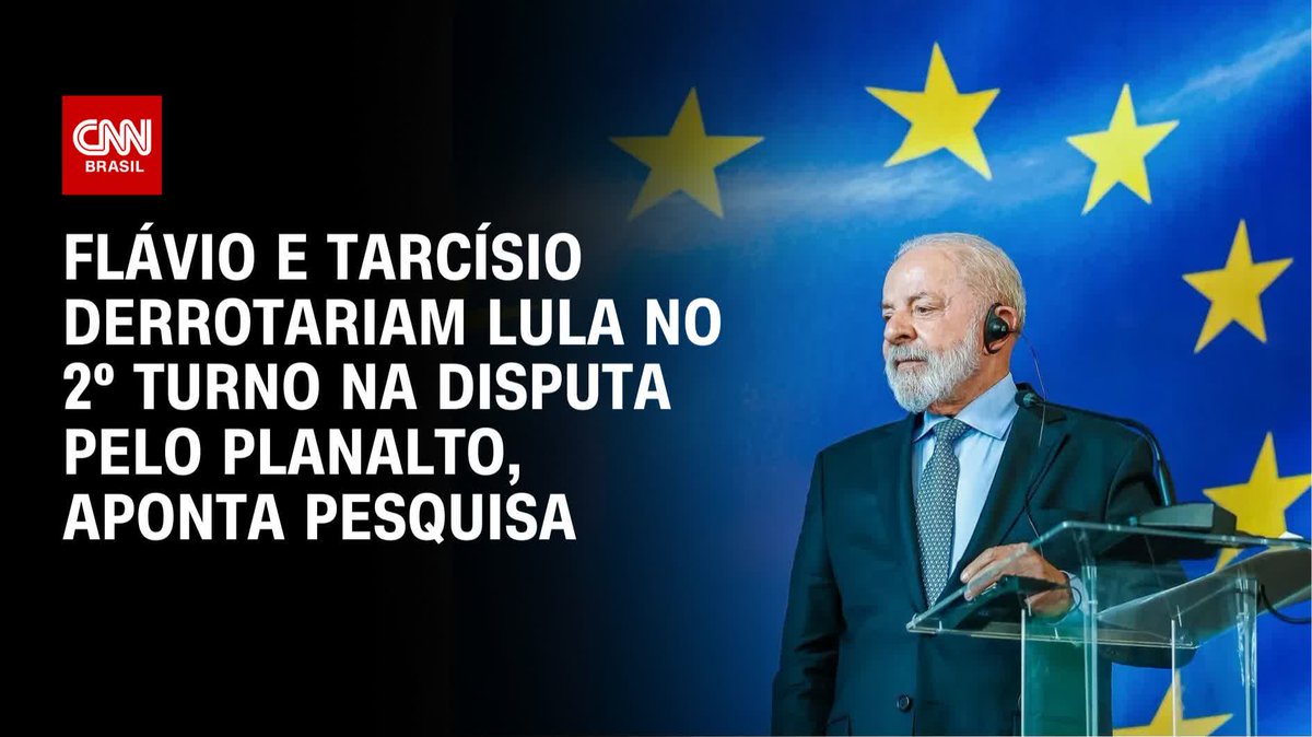 Eleição: Flávio e Tarcísio derrotariam Lula no 2º turno; assista #CNN360º