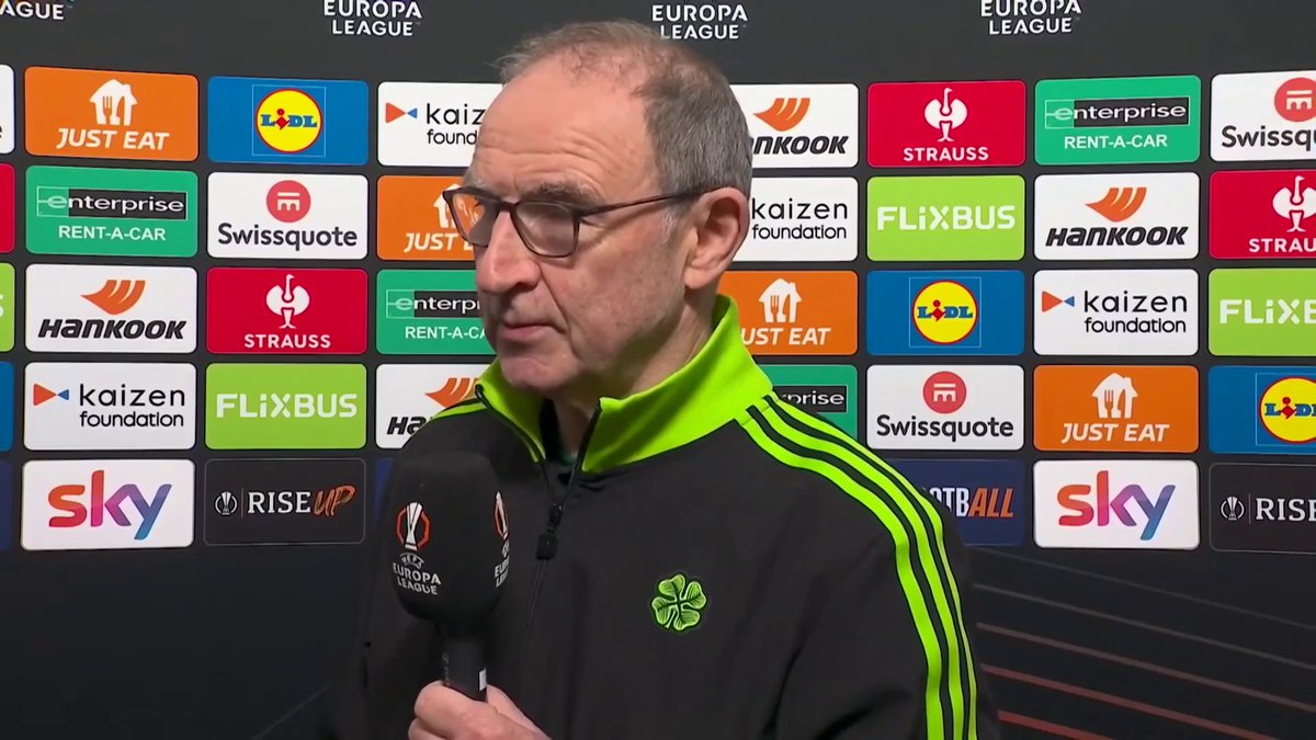 "It was a magnificent effort from the team" Martin O'Neill praises his players for their performance away to Bologna... 🎙️ Connie McLaughlin 📺 TNT Sports &amp; discovery+ UK