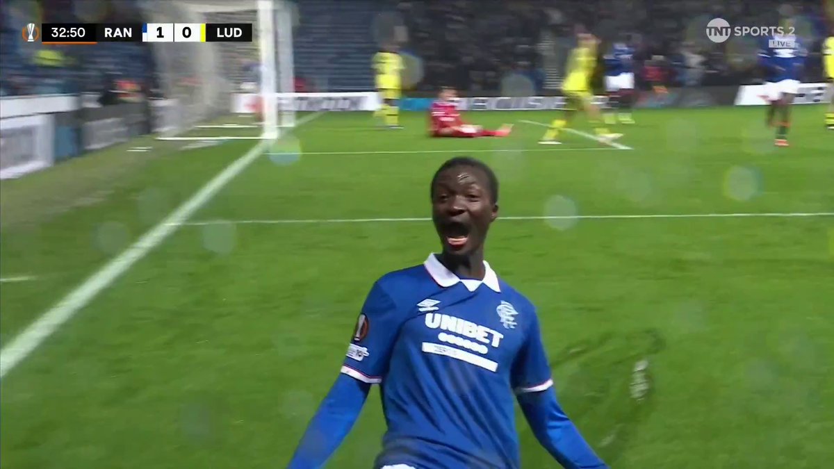 Mohamed Diomande takes the roof off Ibrox as Rangers lead Ludogorets 🔥 📺 TNT Sports & discovery+ UK