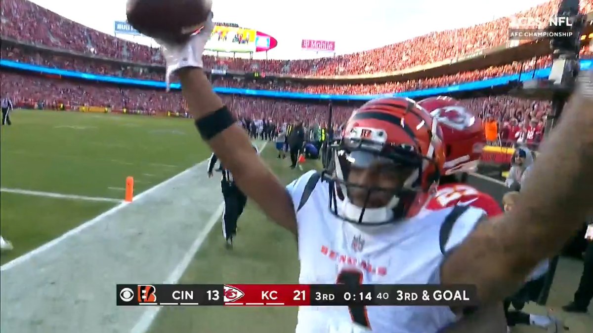 The Cincinnati Bengals came back from down 21-3 to win the AFC Championship in 2021 🐅