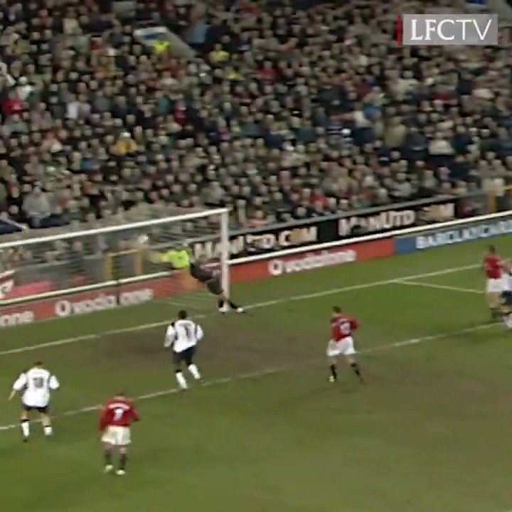 If you needed a reminder, Steven Gerrard was half decent: 21 (at the time), five minutes to go at Old Trafford and a ball like this (timing of the run from Danny Murphy exceptional too)