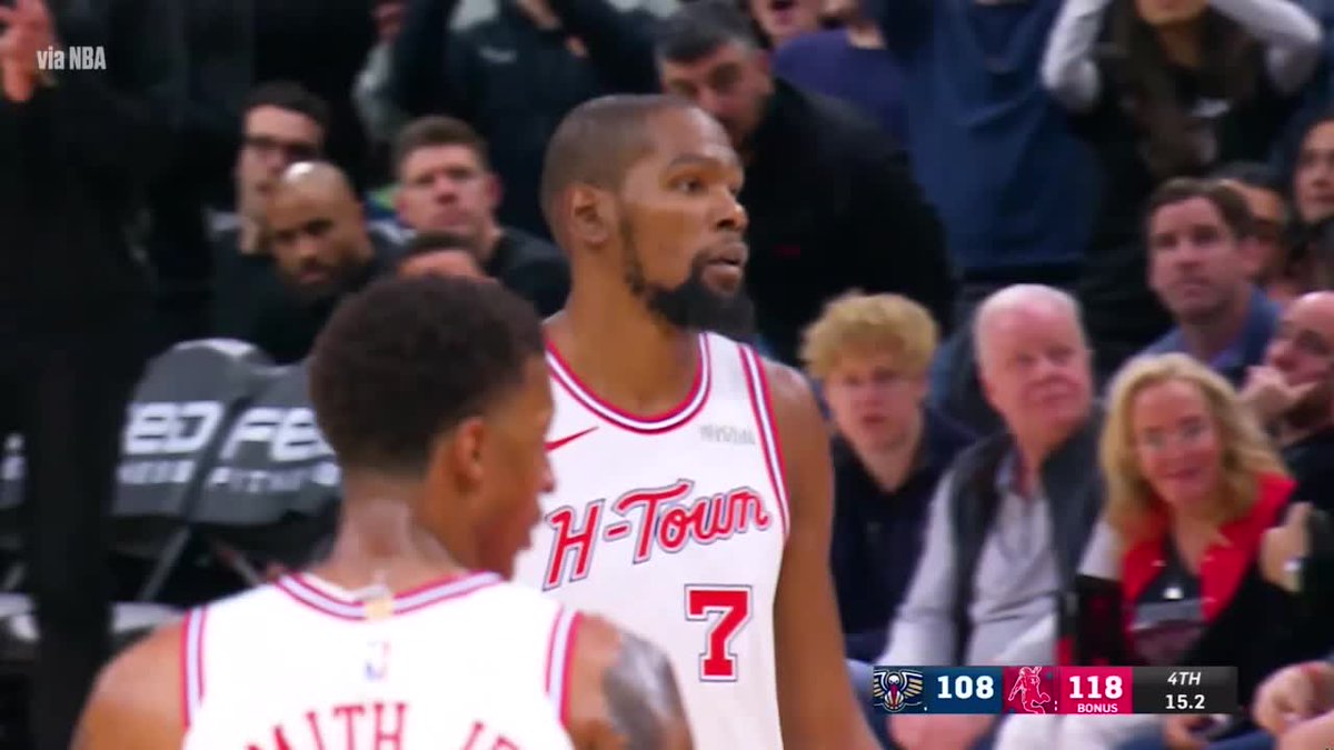 It's a milestone moment for Kevin Durant as he passes Dirk Nowitzki for 6th all-time in the NBA's career scoring. TISSOT