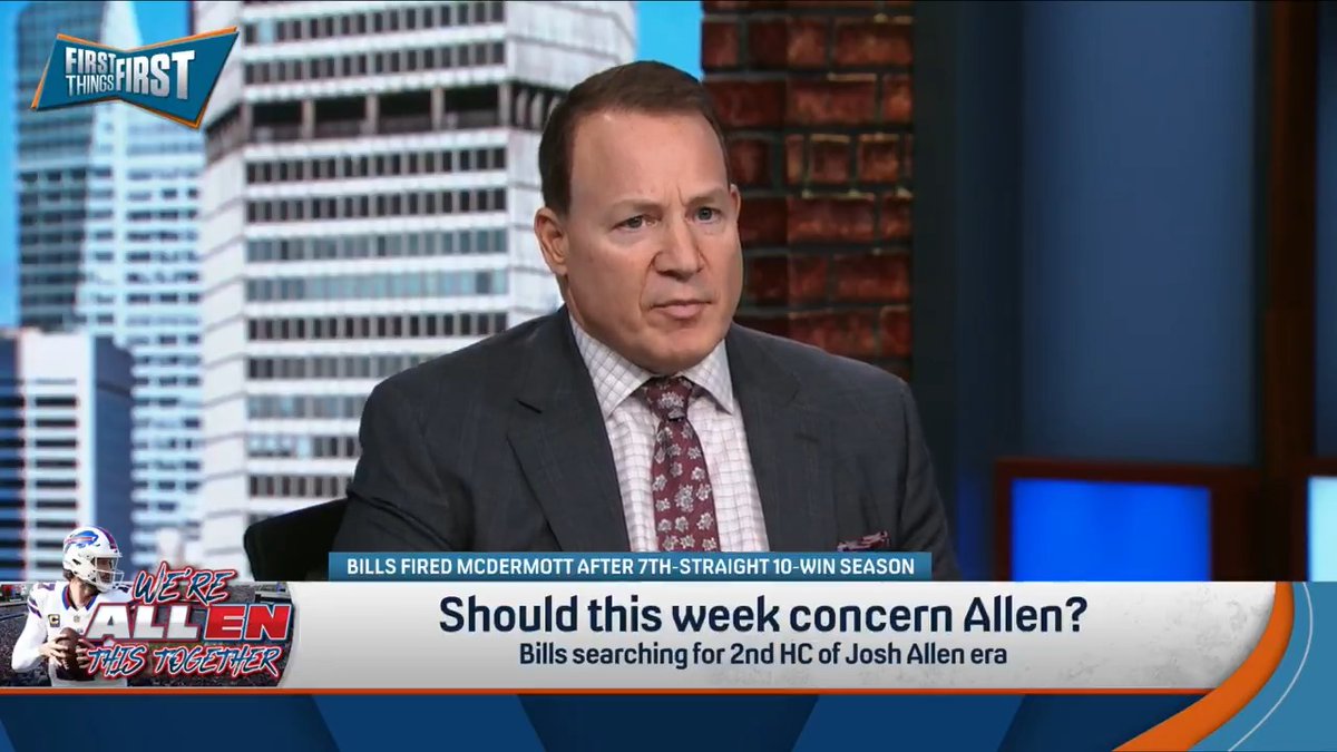 “A guy walks in after the most emotional game of the season and suddenly decides to make a massive shift in the direction of the organization because his players are emotional?” Coach Mangini says Josh Allen should ABSOLUTELY be worried this week: