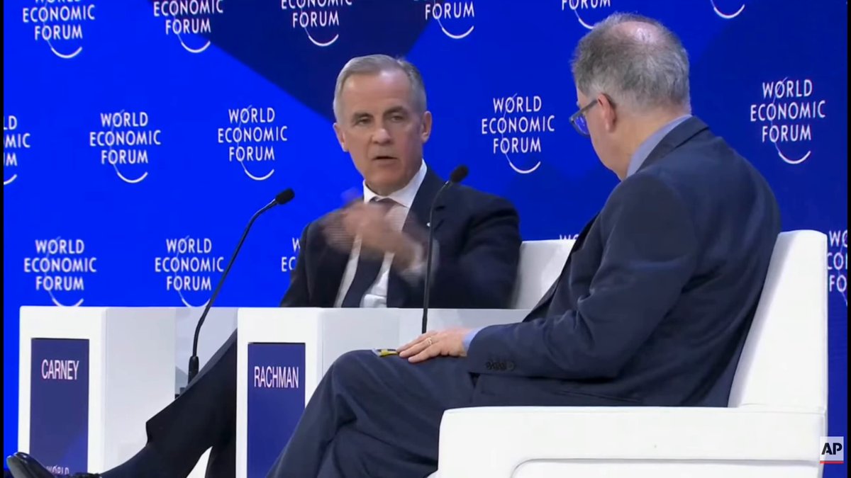 Mark Carney claims he’s an expert on numbers. And yet he stated this at the WEF: Nordic + Canada = 20% Global GDP Reality? 👇