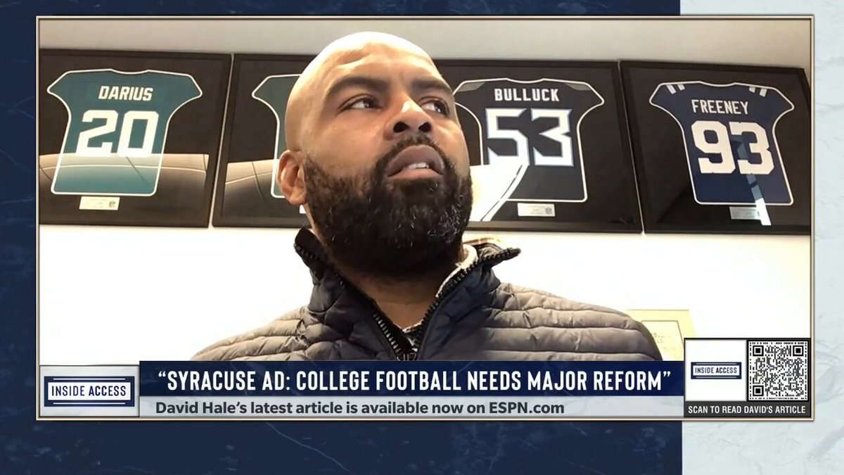 ICYMI: From yesterday’s Inside ACCess, Syracuse coach Fran Brown on portal life: “Guys say they’re leaving for life changing money but usually it’s not. It’s year-changing money.”