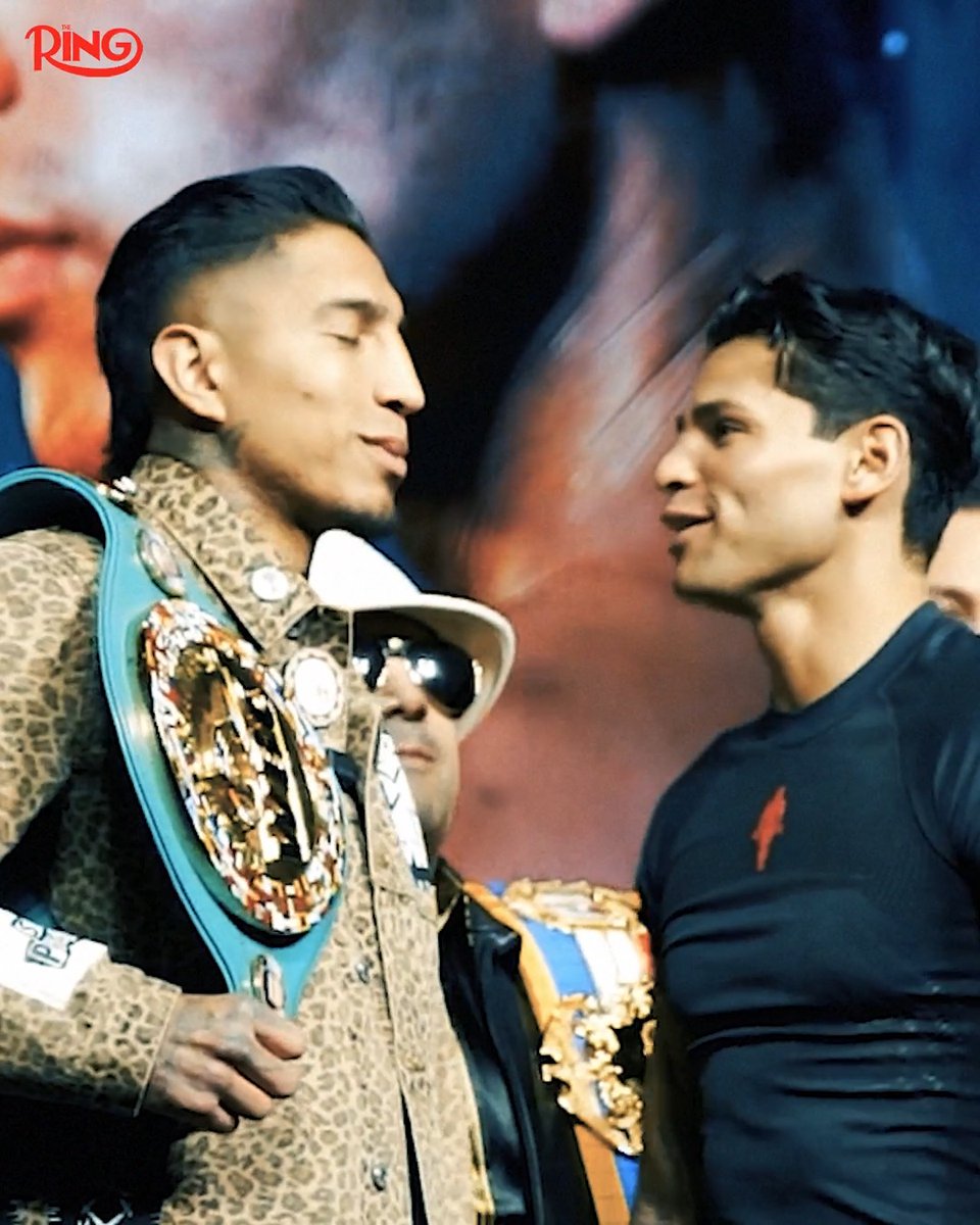 Mario Barrios and Ryan Garcia close out the presser with their first face-off 👏 🎟️ Get your tickets now: The Ring: High Stakes | Exclusively on DAZN | Feb 21st in Las Vegas 🥊