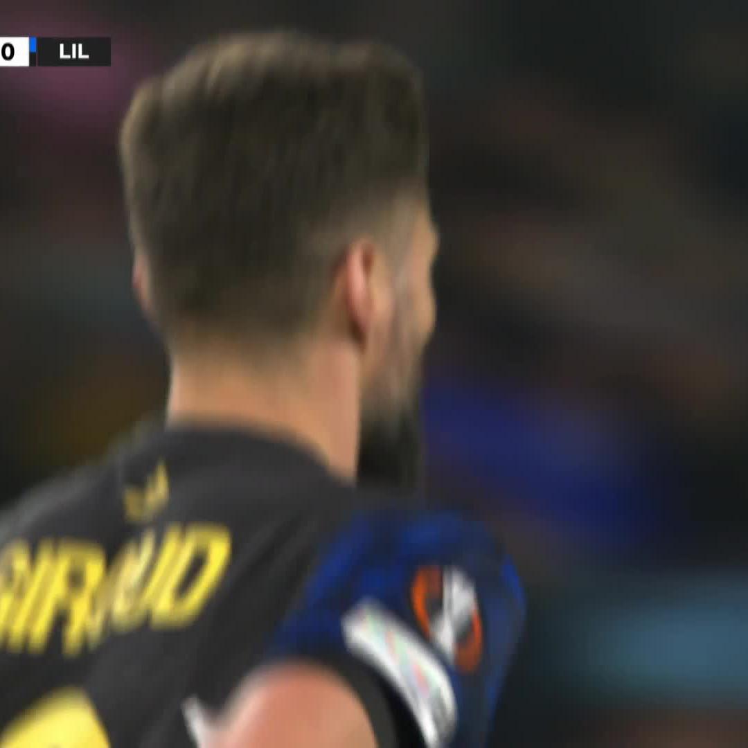🔥🔥🔥 40-letni Olivier Giroud z bramką w Lidze Europy 🔝 #UEL
