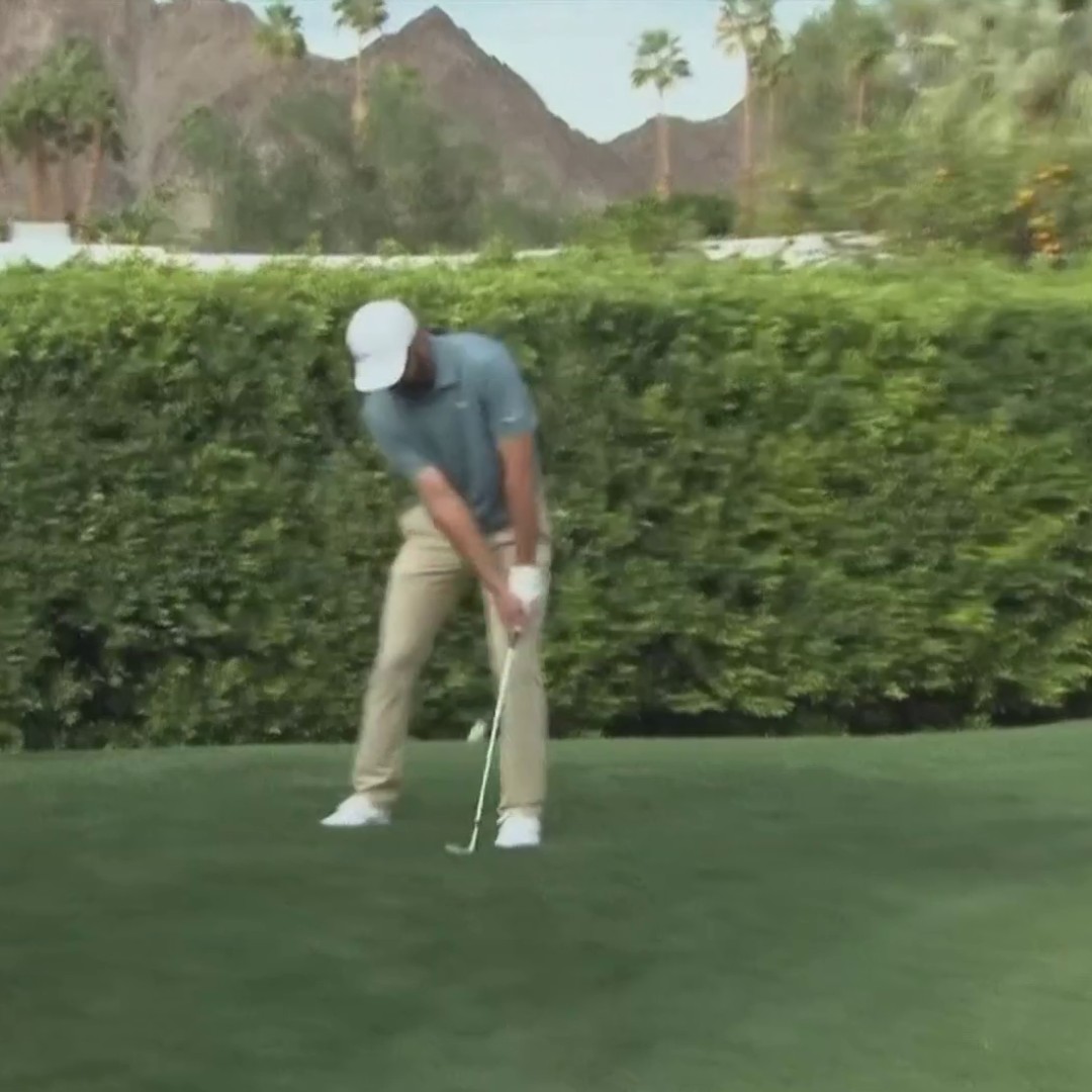 Scottie Scheffler’s first round of 2026: 9 birdies 0 bogeys 17-of-18 greens hit* *Chipped in for birdie on only green he missed