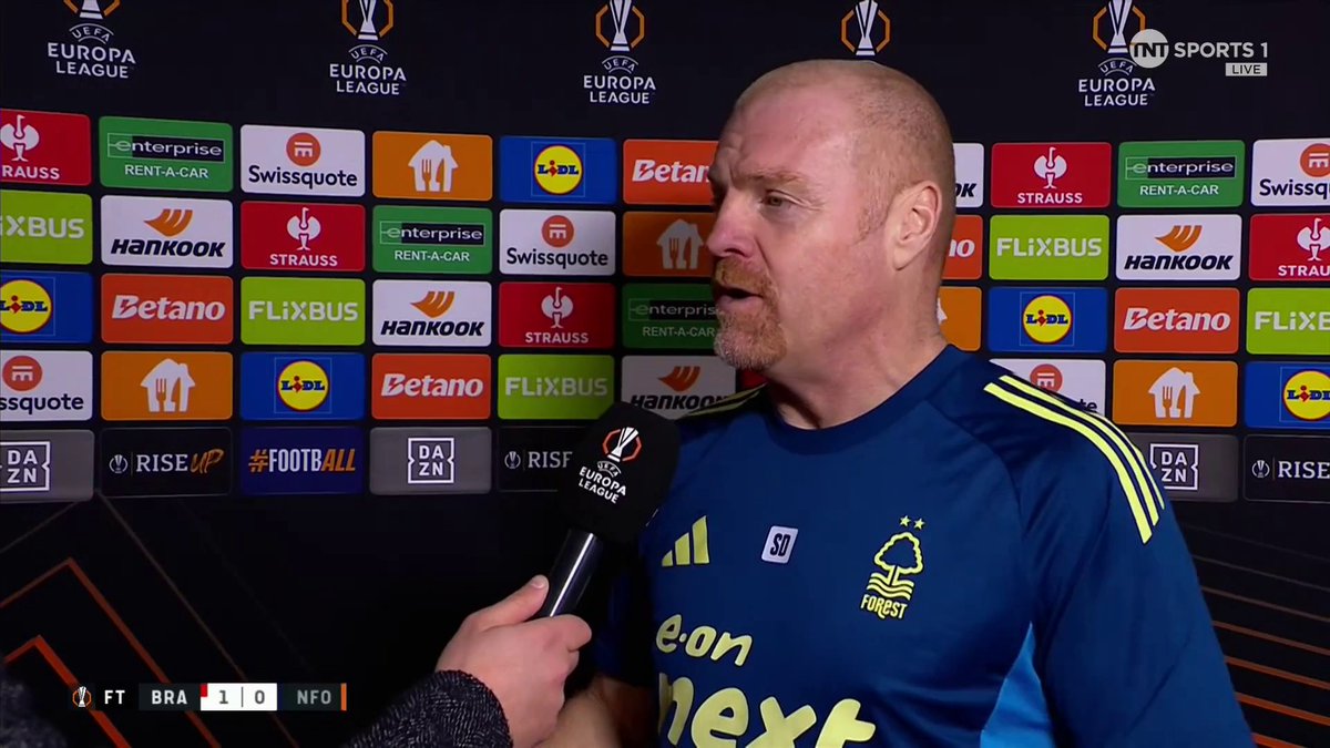 "One minute of madness cost us the game!" Sean Dyche reflects on a 'frustrating' night for Nottingham Forest 🗣️ 📺 TNT Sports & discovery+ UK | Danny Jamieson