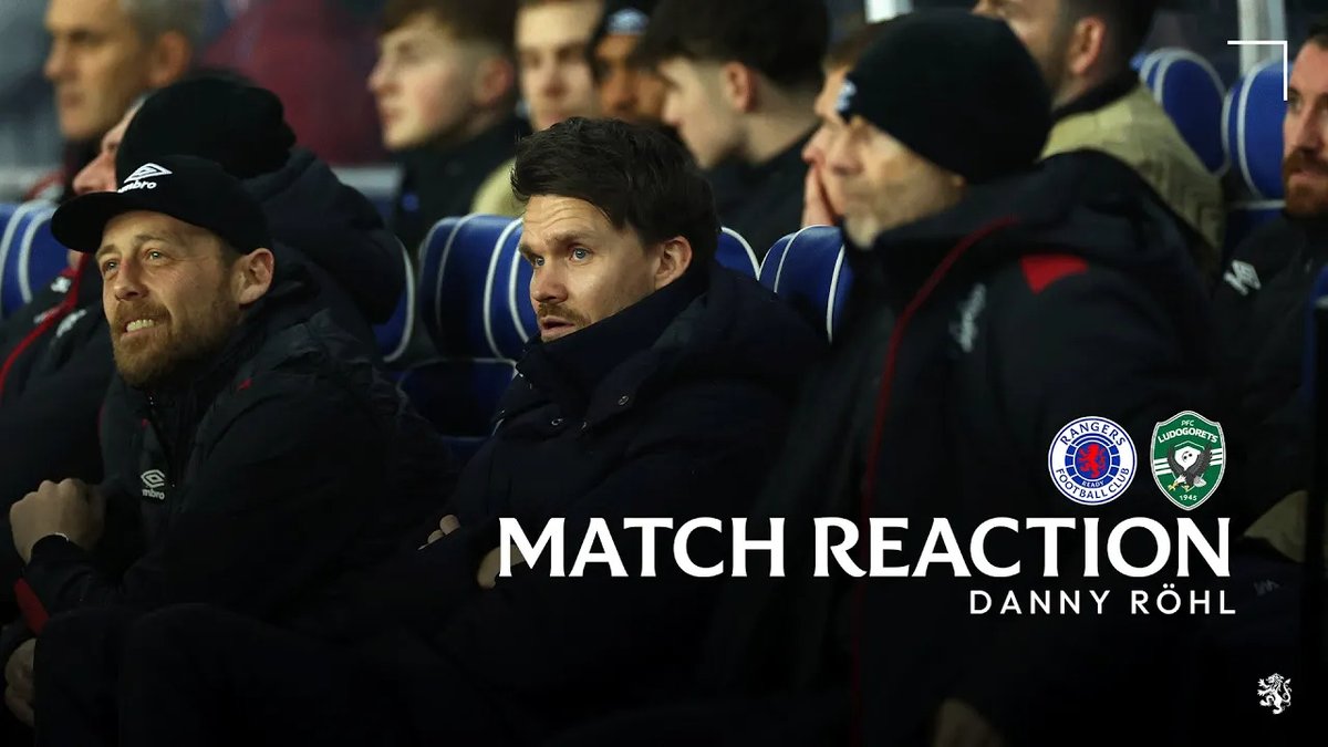 🎙️ Speaking to RangersTV, Danny Röhl reflects on the performance against Ludogorets in tonight’s Europa League fixture, highlighting key moments and areas for improvement.