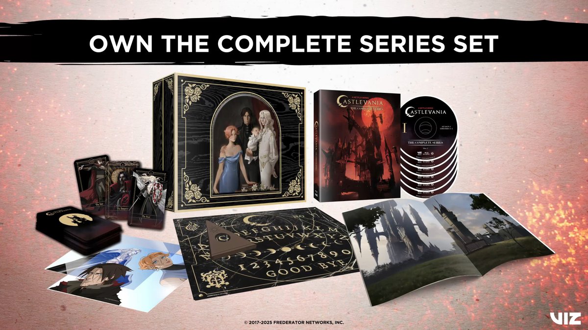 Gear up for Castlevania: Nocturne Season 2 by sinking your teeth into the Castlevania: Complete Series Limited Edition Blu-ray!