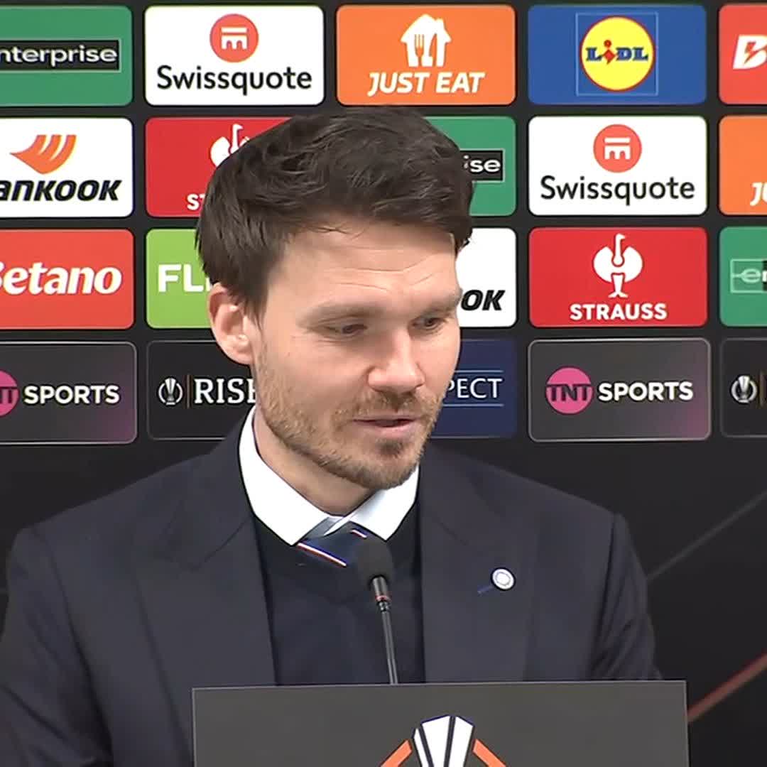 🗣️ "It feels at the moment that we can win, win, win, win." Rangers head coach Danny Rohl reacts to Europa League victory over Ludogorets and discusses potential exits for Findlay Curtis, Kieran Dowell and others ⤵️