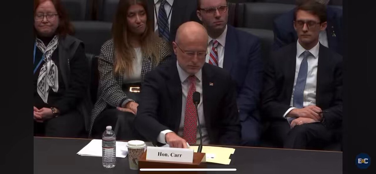 $ASTS: Chairman Carr testifying before C&amp;T Subcommittee discussed how he’s “geeking out” over direct to cell technology and ensuring positioning America to lead the world in this technology.