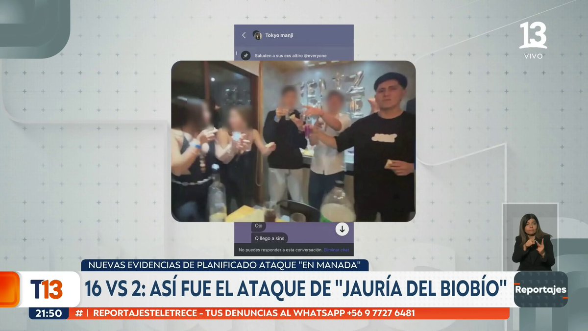 16 vs 2: así fue el ataque de la “Jauría del Biobío” #ReportajesT13 EN VIVO 📺#T13Central »