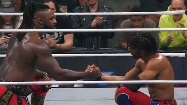 In a battle of the present versus the future, @SwerveConfident walked away with the victory, but Kevin Knight ケビン・ナイト gained the respect of the former AEW World Champion after giving him one hell of a fight. Watch the #AEWDynamite replay RIGHT NOW on @SportsOnMAX!