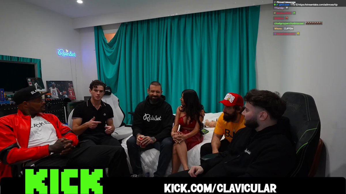 Clavicular got pressed by Adam 22's wife Lena The Plug about his dr*g usage on Adin Ross stream 👀