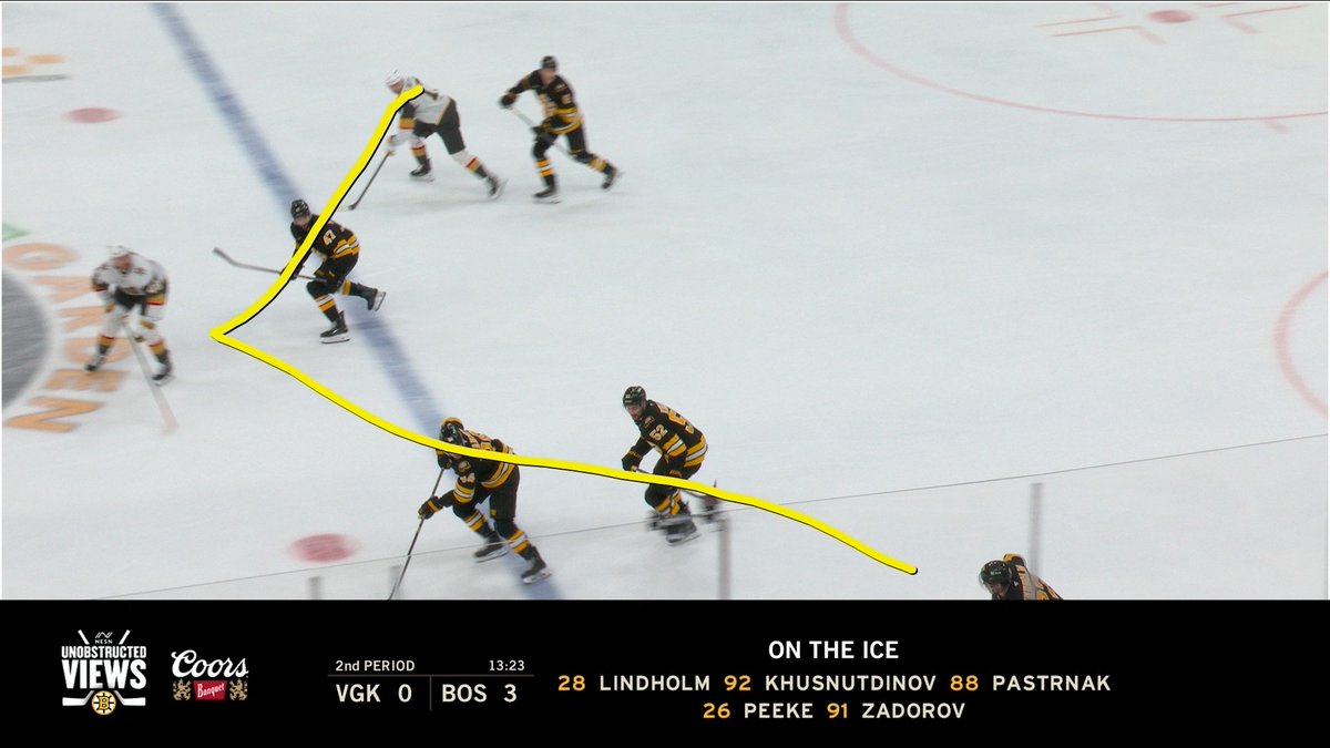 Did anyone else see the Boston Bruins pull off the Flying V 🤯 🍻 Coors Banquet