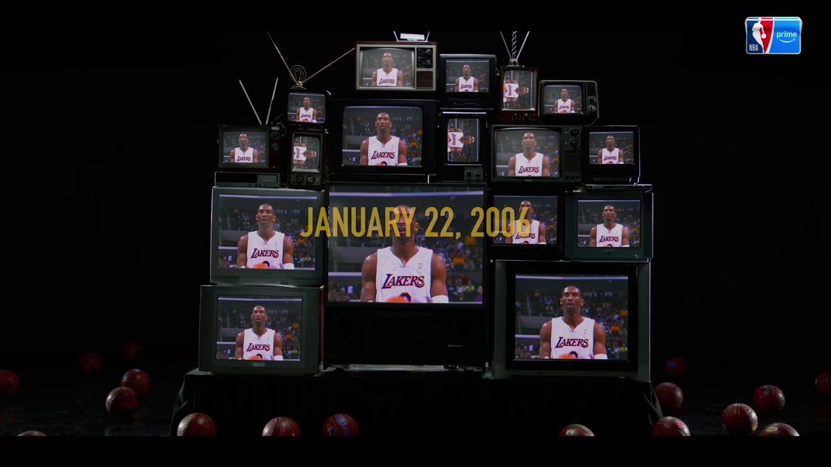 The game that lives on forever. Tonight, we celebrate Kobe's 81-point game 20 years later 🐍
