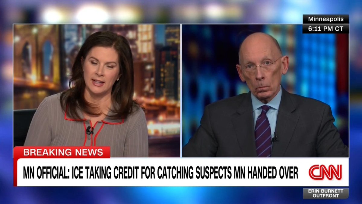 Minnesota Department of Corrections chief Paul Schnell tells Erin Burnett the sex offender DHS is searching for is already in custody. "He is, in fact, in prison. ….They should know, because we did notify them that they were in our custody."