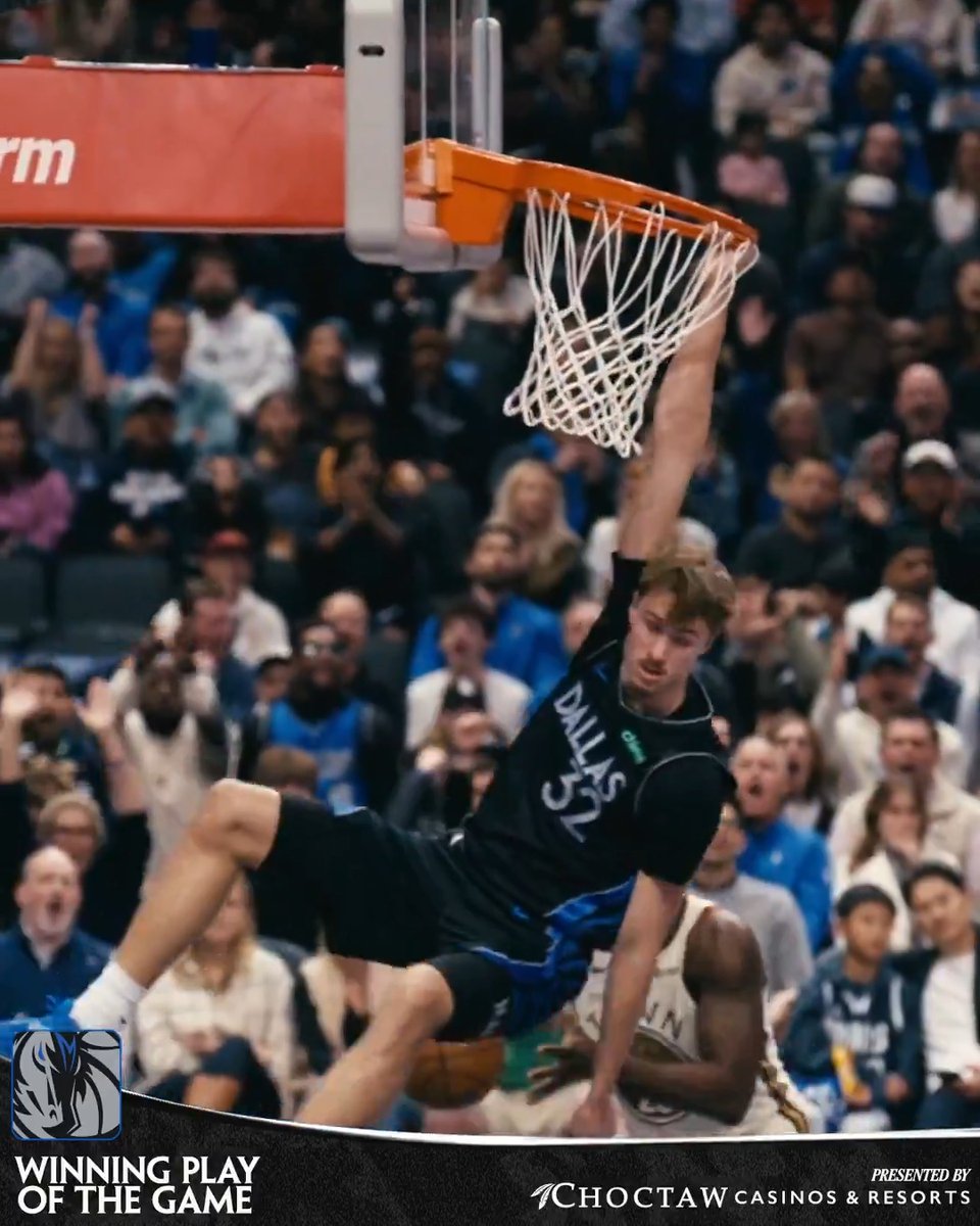 Blood, sweat and a put-back 💥😤 Winning Play of the Game presented by @choctawcasinos. #MFFL