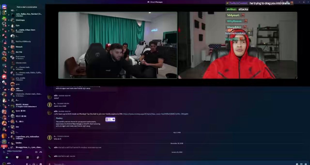 Sneako airs out his grievances to Adin Ross “It’s just unnecessary..what I’ve realized..I am clouted enough to where Twitch can ban me..they don’t ban Hasan, they’ll throw me under bus..when Tates need fall guy they need me..sick of being in this position”