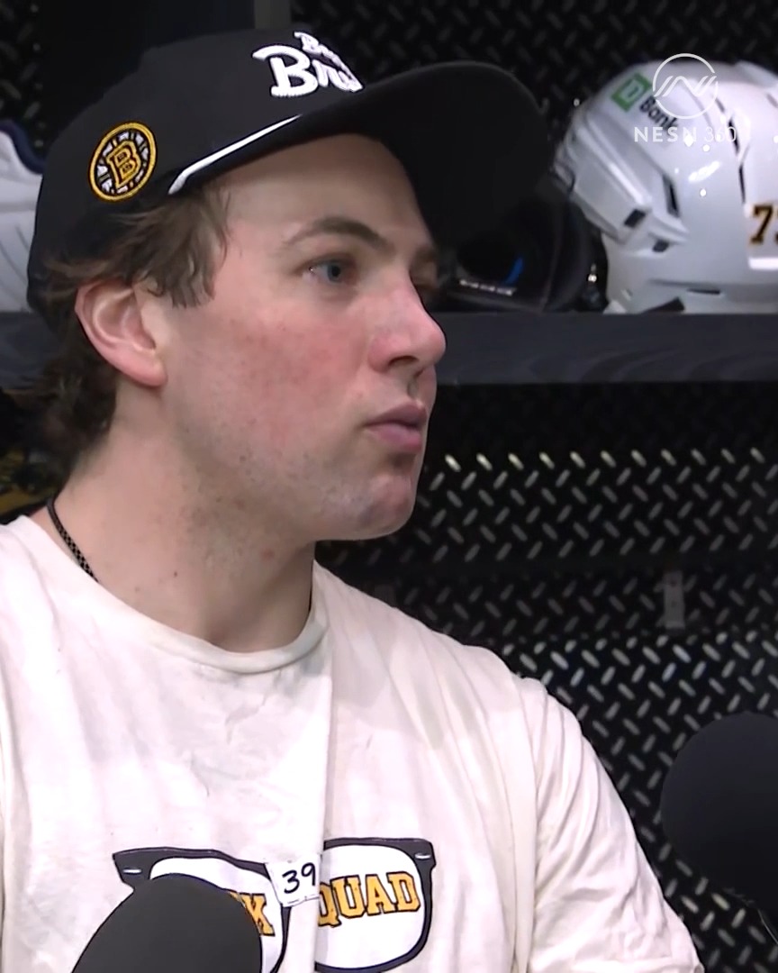 Charlie McAvoy on the Boston Bruins celebrating Hockey is for Everyone Night: "It's the least that we can do to show our support and that we're all on the same team." 🖤 💛
