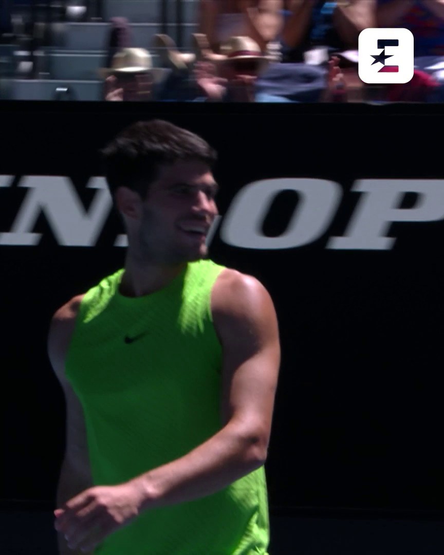 😱 Quand on vous dit qu'Alcaraz était tout simplement injouable aujourd'hui ! #HomeOfTennis #AusOpen