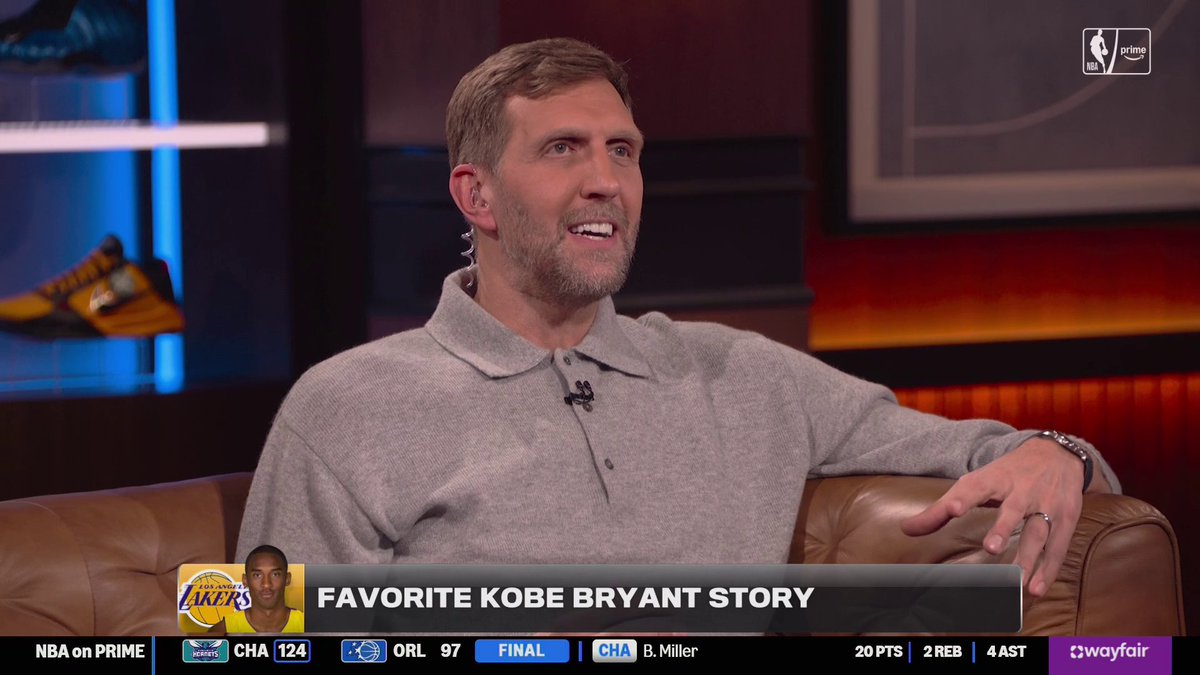 "He was the perfect combo of skill, athleticism and killer instinct." Dirk reminisces about his time with Kobe Bryant ✨ Dirk Nowitzki