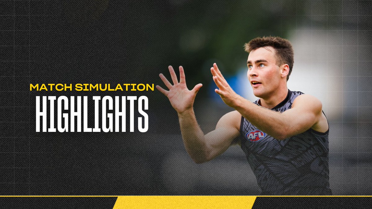 Richmond footy 😍 The best moments from today’s energetic match sim! 💥