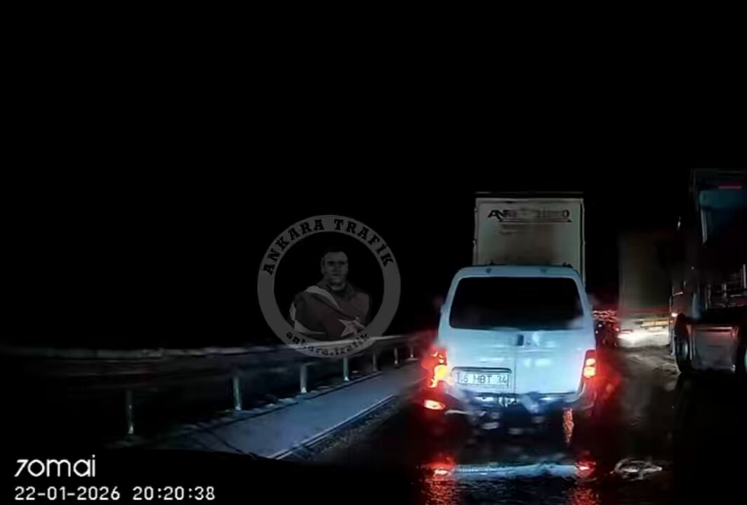 Kırıkkale Ankara yolunda (Ankara istikameti) meydana gelen kaza