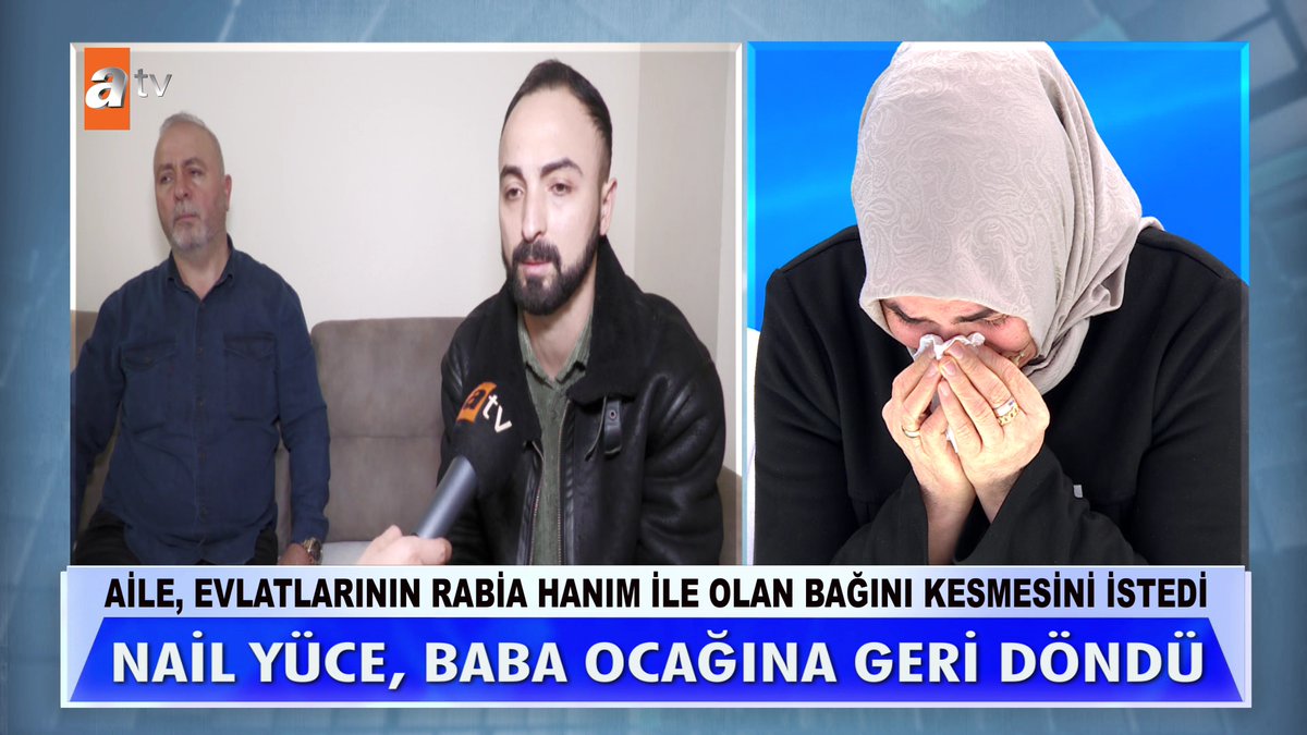 Aile, evlatlarının Rabia Hanım ile olan bağını kesmesini istedi. Nail Yüce, baba ocağına geri döndü. #MügeAnlıİleTatlıSert #MügeAnlı atv