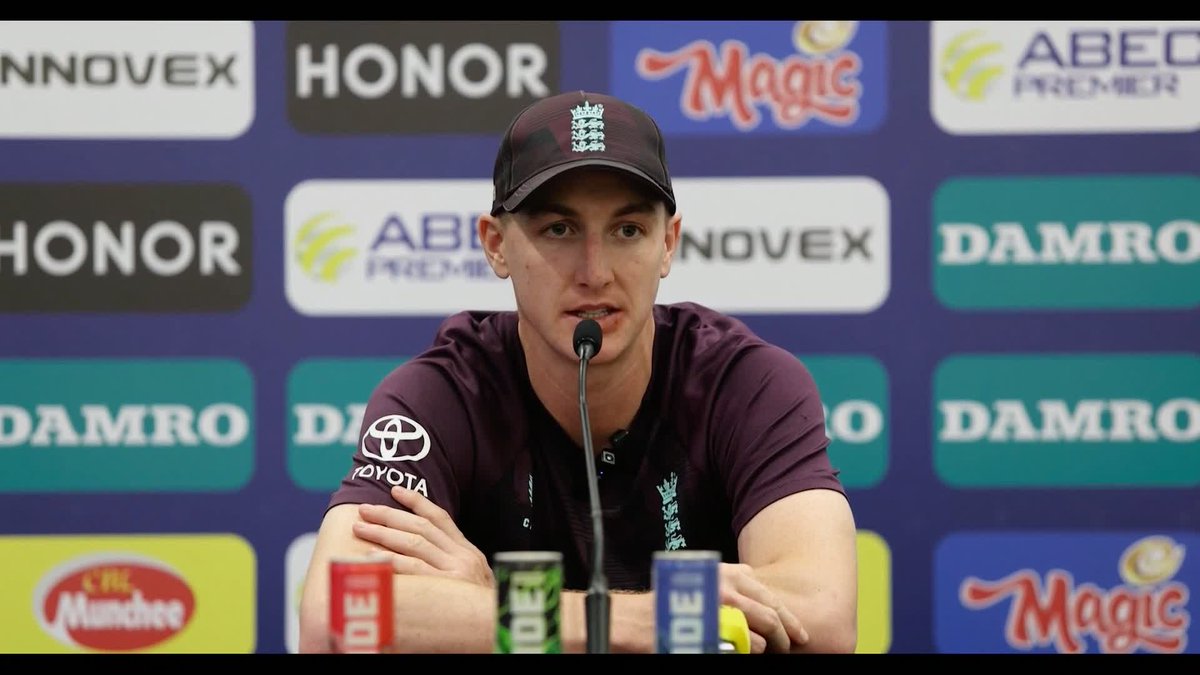 "The pitch broke up a lot more than we were probably expecting" 😳 Harry Brook says the "extreme conditions" were not an excuse for England's ODI loss to Sri Lanka 🏴