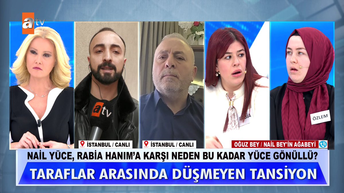 Nail Yüce, Rabia Hanım'a karşı neden bu kadar yüce gönüllü? Taraflar arasında düşmeyen tansiyon... #MügeAnlıİleTatlıSert #MügeAnlı atv