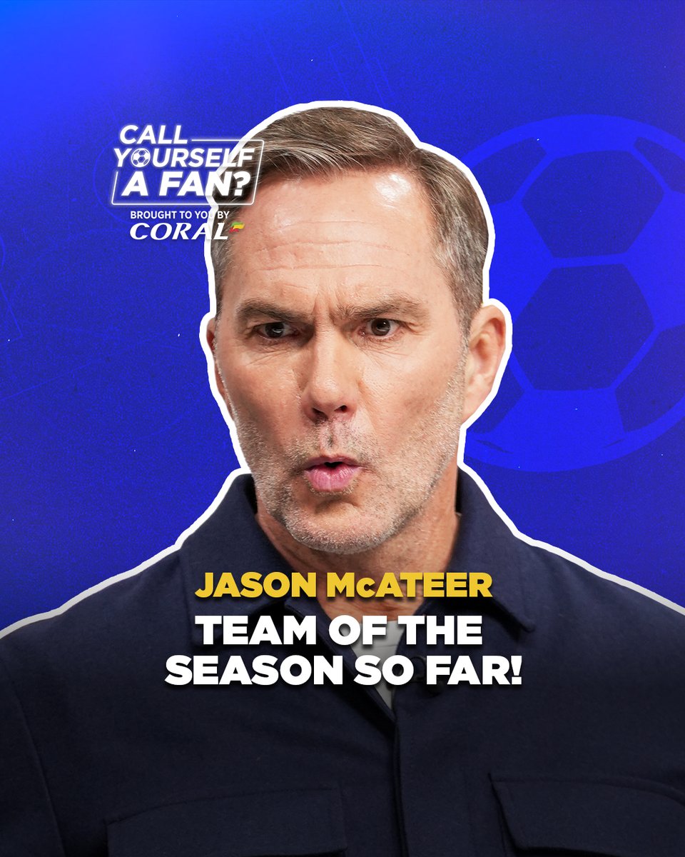 𝐏𝐫𝐞𝐦𝐢𝐞𝐫 𝐋𝐞𝐚𝐠𝐮𝐞 𝐓𝐞𝐚𝐦 𝐨𝐟 𝐭𝐡𝐞 𝐒𝐞𝐚𝐬𝐨𝐧... 𝐬𝐨 𝐟𝐚𝐫! ⚽️ Jason McAteer joins us to discuss who would make his starting XI from what he's seen so far this season. Call Yourself a Fan? | Jason Mcateer
