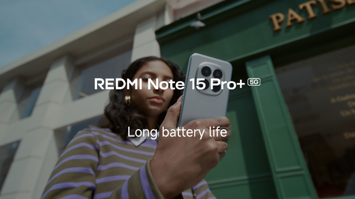 You call it a long day. Your battery calls it light work. 🔋 Thanks to the Redmi Note 15 Pro+ 5G, with 2-day battery life from a 6500mAh Silicon-Carbon Battery.