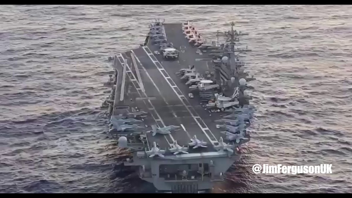 🚨USS Abraham Lincoln uçak gemisi Arap Körfezi'ne doğru ilerliyor