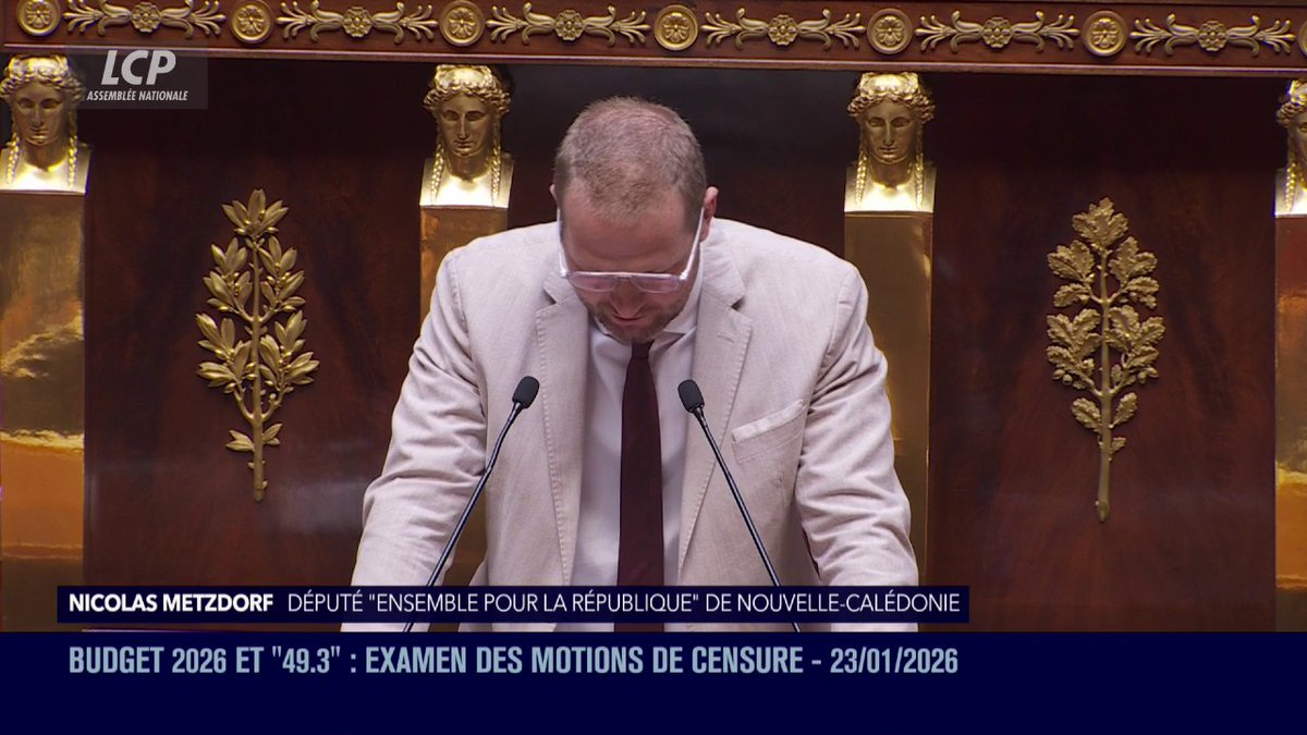 Formidable intervention de Nicolas Metzdorf qui atomise l’irresponsabilité de LFI et RN ! Que ça fait du bien ! Bravo ! #motiondecensure