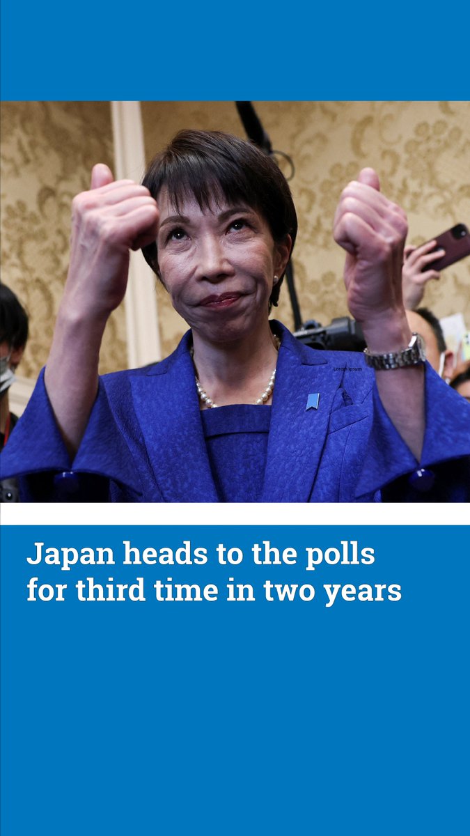 WATCH: Why Japan's PM Sanae Takaichi just called a snap election For a more in-depth explanation on the upcoming election in Japan, click here: