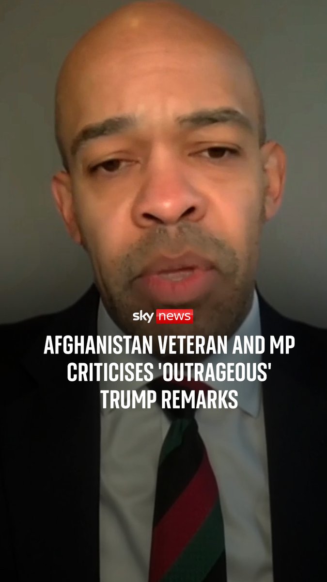 Donald Trump's comments about NATO troops in Afghanistan are "something of a disservice", Ben Obese-Jecty tells Sky News. On Mornings With Jones And Melbourne, the Conservative MP for Huntingdon described his experience of serving in Afghanistan.