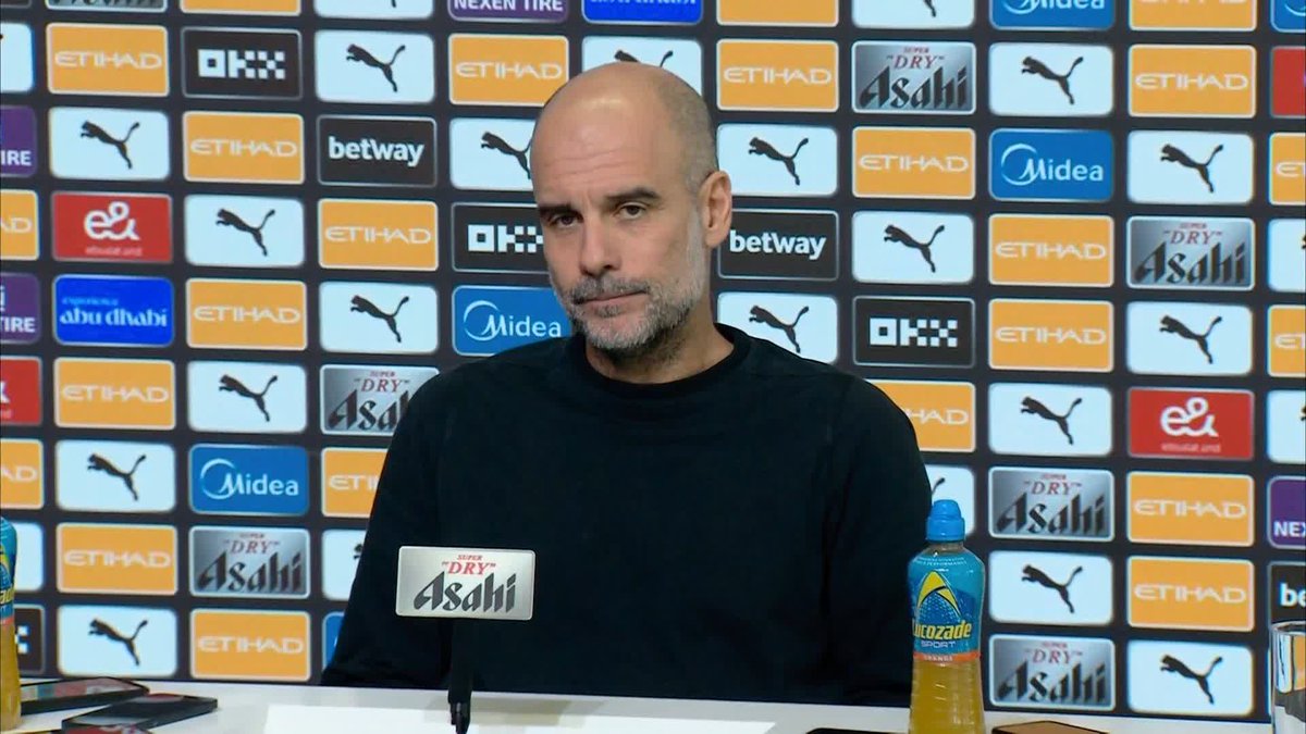 "I know the reason why we are struggling" "I know it's a disaster having 13 points in the Champions League!" 😅 Pep Guardiola was adamant that Rodri will return to his best and downplayed worries over his side's form in Europe 🎙️