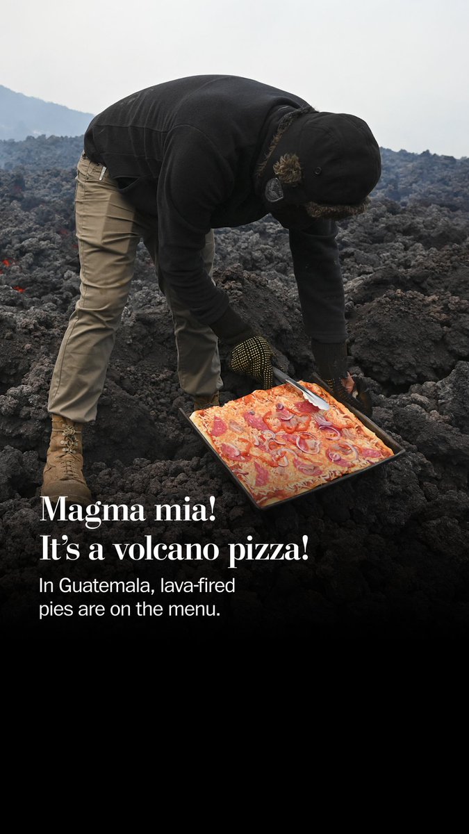 Chef Mario David García Mansilla is serving up some of the hottest pies on the side of one of Guatemala's most active volcanoes.