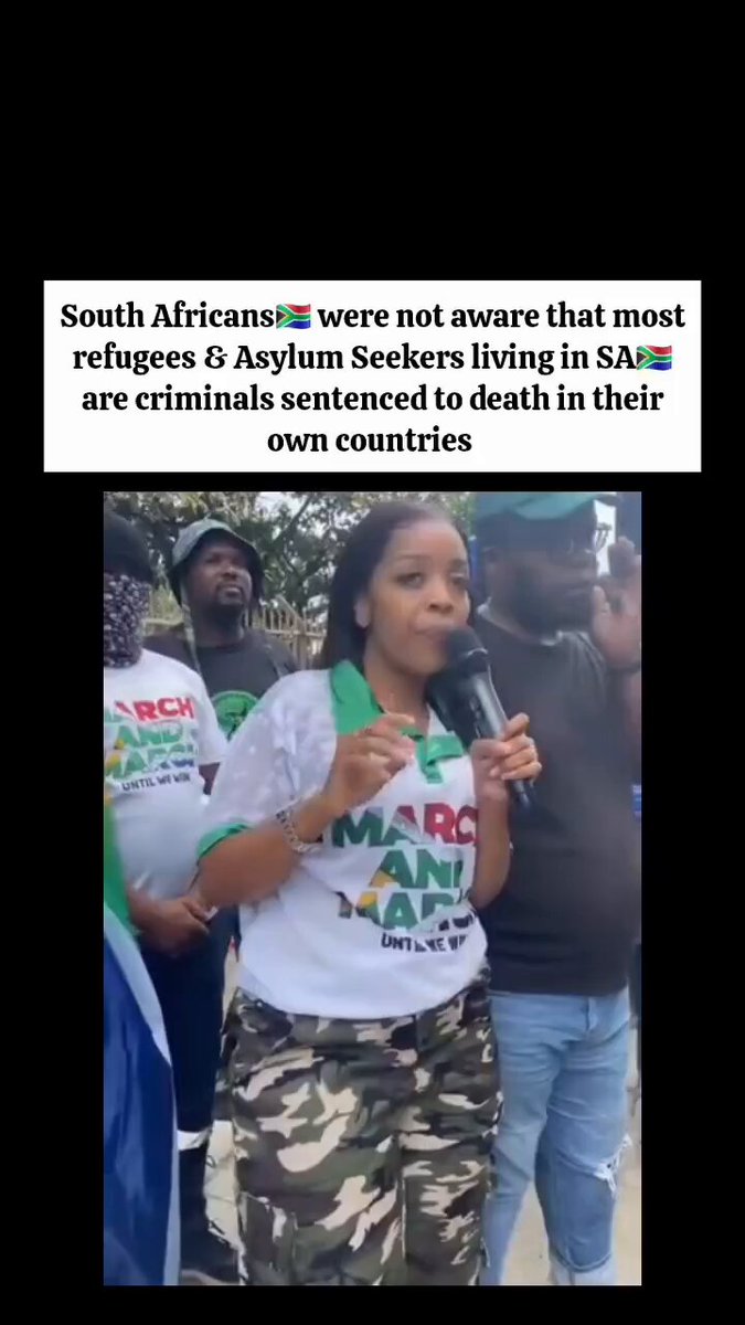 [SOME REFUGEES IN SA🇿🇦 ARE KILLERS FLEEING DEATH PENALTY ELSEWHERE] South Africans🇿🇦 are shocked to find out that SA🇿🇦 gives Asylum to foreigners sentenced to death in their own countries. Example: Nigerians🇳🇬 receiving Asylum in SA🇿🇦 after being sentenced to death in nigeria🇳🇬
