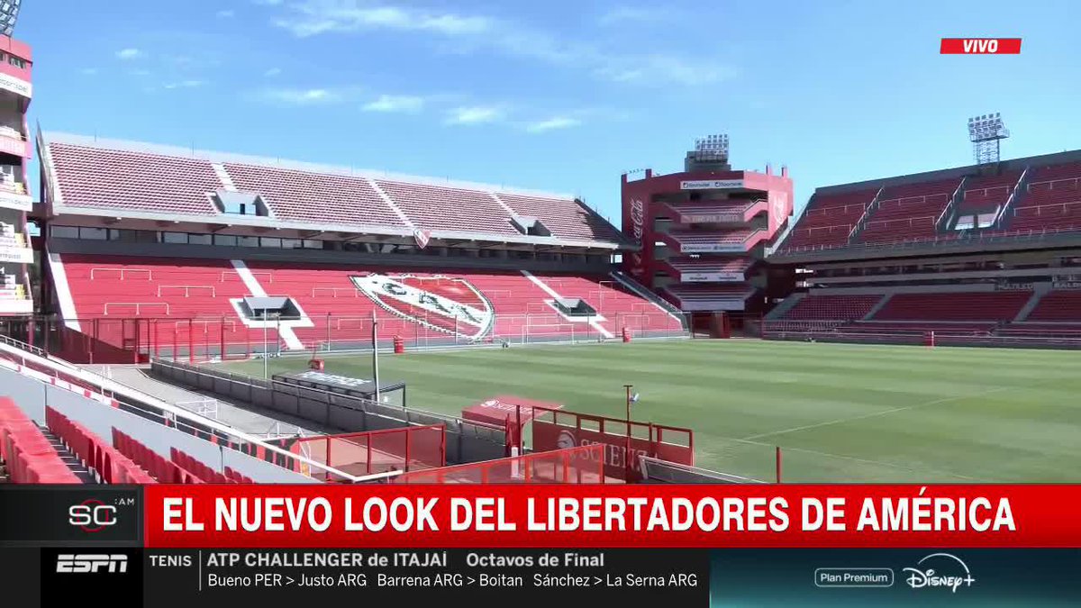 ¡¡TODO ROJO!! Se terminaron las populares grises en el Libertadores de América, que quedó 10 PUNTOS de cara al debut de Independiente en el #TorneoApertura, este viernes vs. Estudiantes. 📺 #DisneyPlus Plan Premium