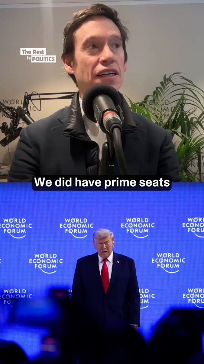 Heard someone heckle Trump during his Davos speech? It was ALASTAIR CAMPBELL.